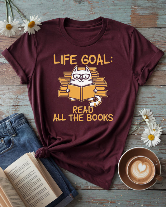Read All the Books Tee