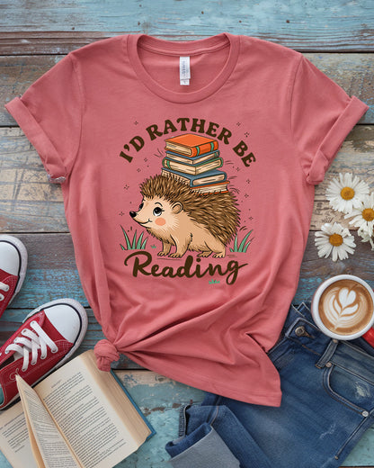 I'd Rather Be Reading Tee