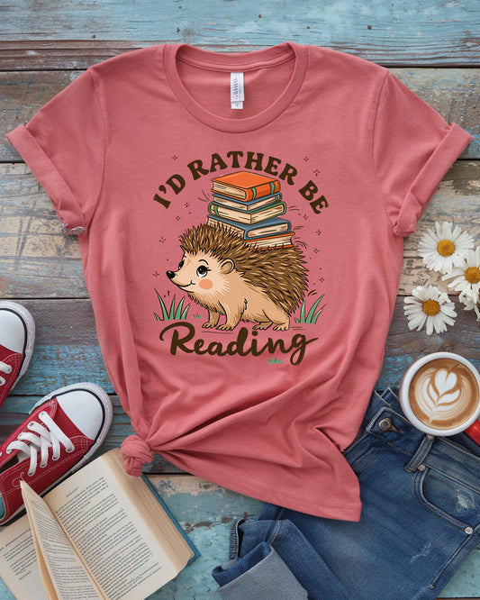 I'd Rather Be Reading Tee