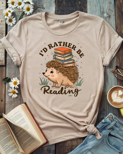 I'd Rather Be Reading Tee