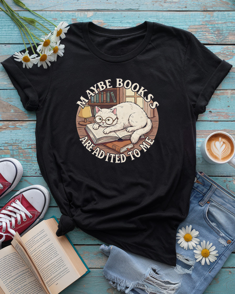 Books Are Addicted to Me Tee