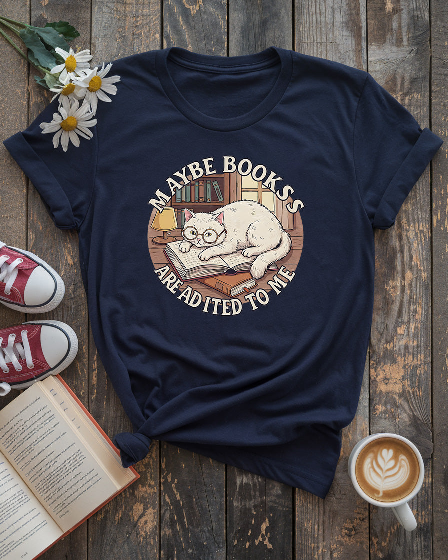 Books Are Addicted to Me Tee