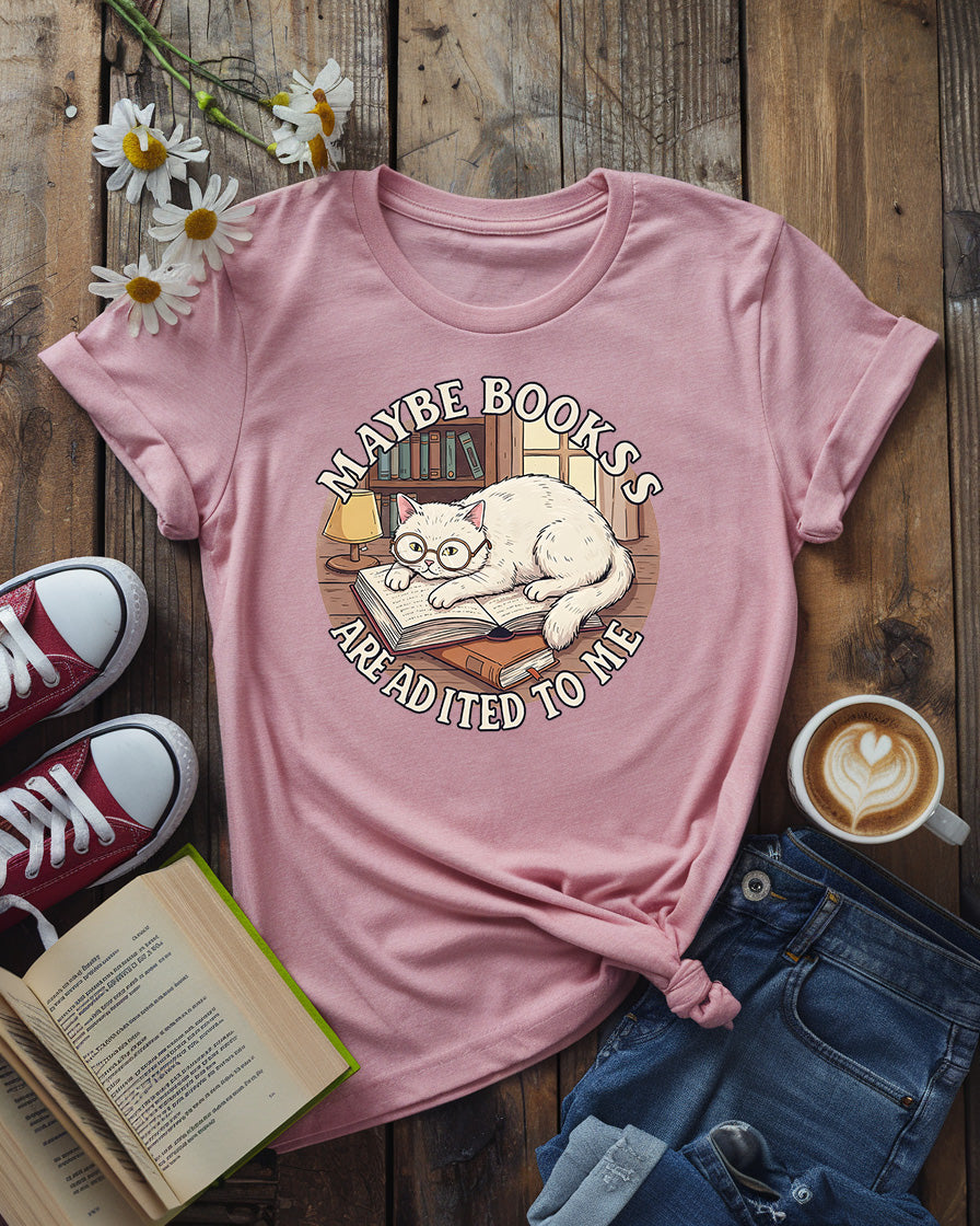 Books Are Addicted to Me Tee