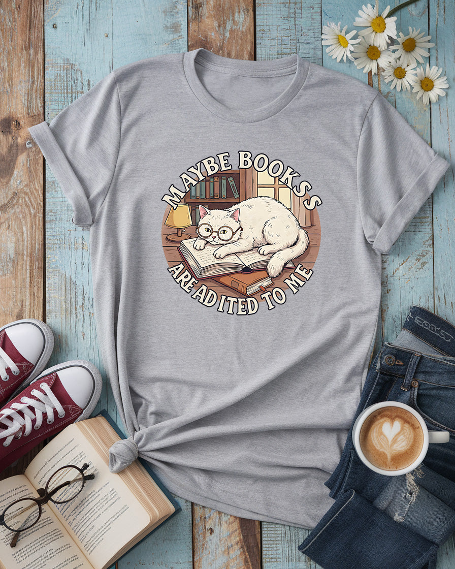 Books Are Addicted to Me Tee