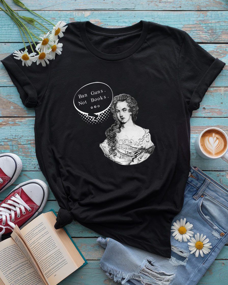 Ban Guns Not Books Aphra Behn Tee