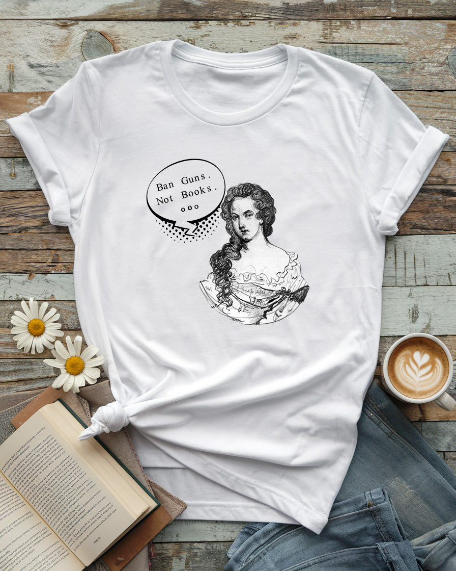 Ban Guns Not Books Aphra Behn Tee