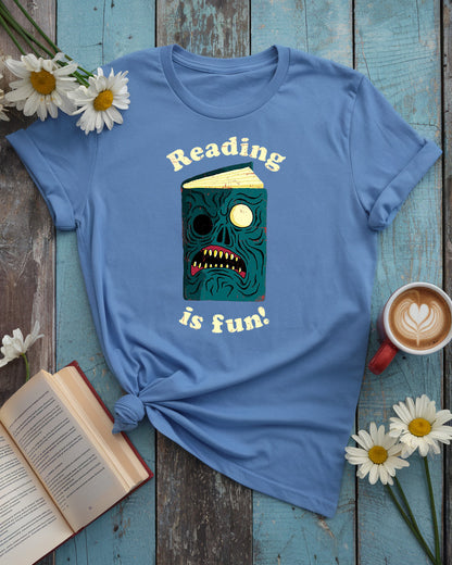 Reading Is Fun Monster Book Tee