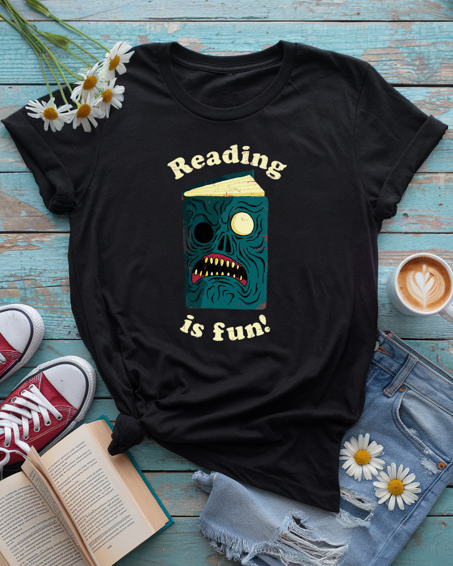 Reading Is Fun Monster Book Tee