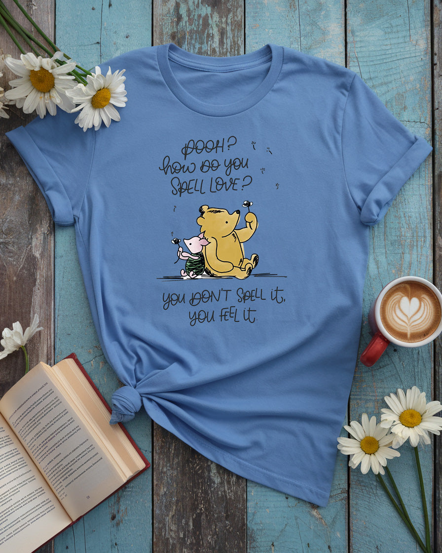 How Do You Spell Love Winnie the Pooh Tee