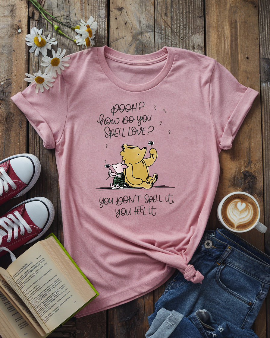 How Do You Spell Love Winnie the Pooh Tee