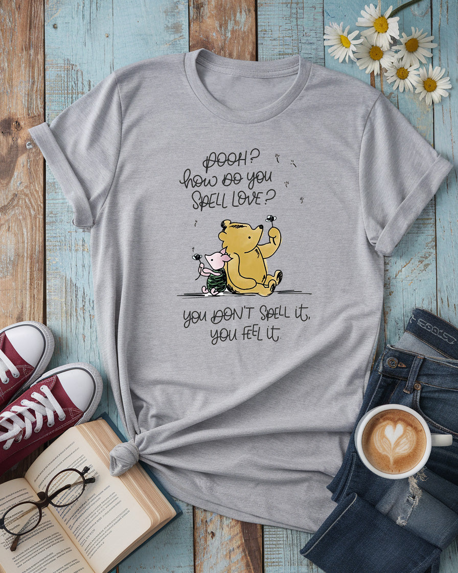How Do You Spell Love Winnie the Pooh Tee