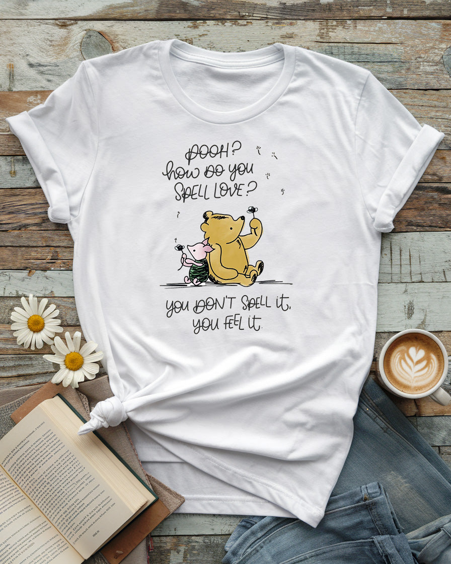 How Do You Spell Love Winnie the Pooh Tee
