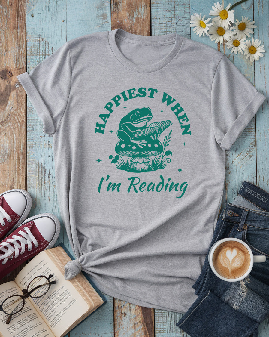 Happiest When I’m Reading Tee