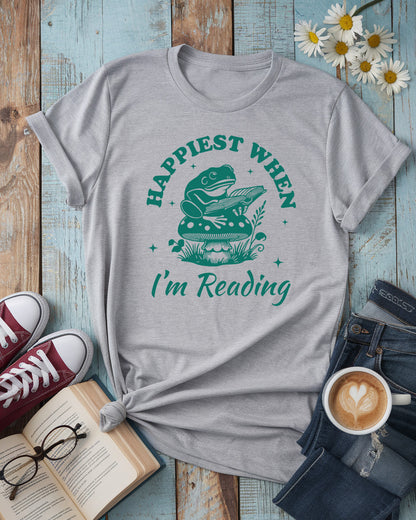 Happiest When I’m Reading Tee