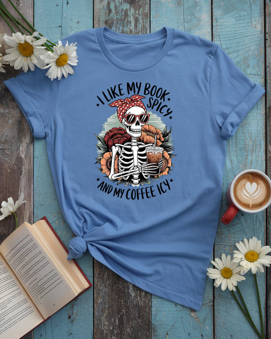 Spicy Books Icy Coffee Tee
