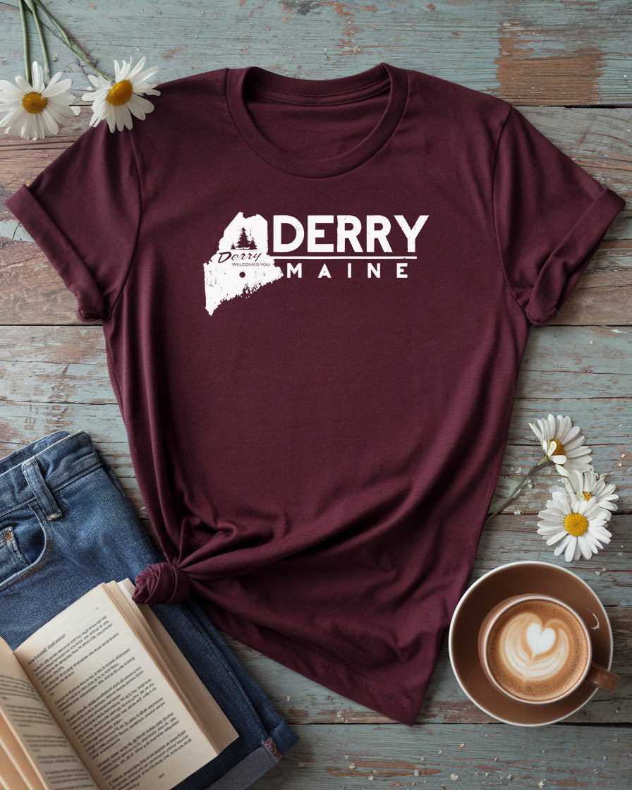 Derry Maine Tee, Stephen King Inspired