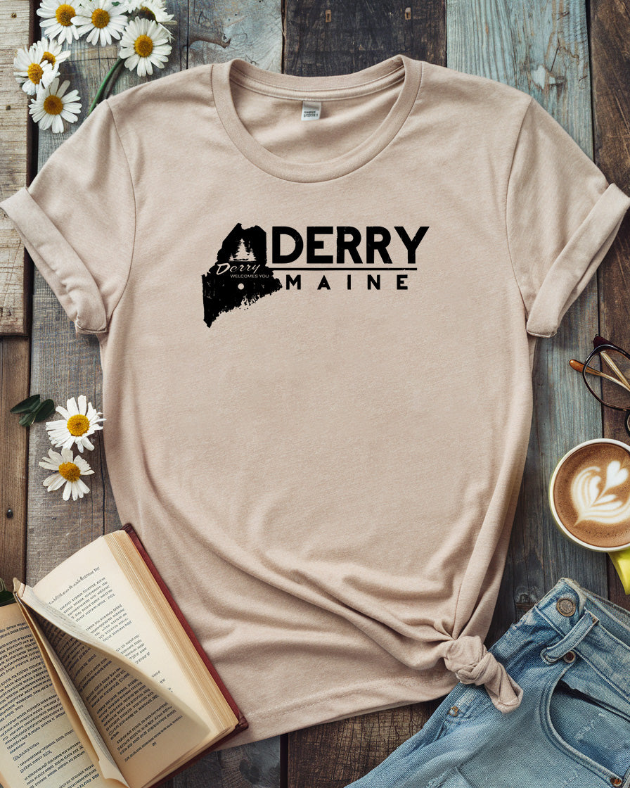 Derry Maine Tee, Stephen King Inspired