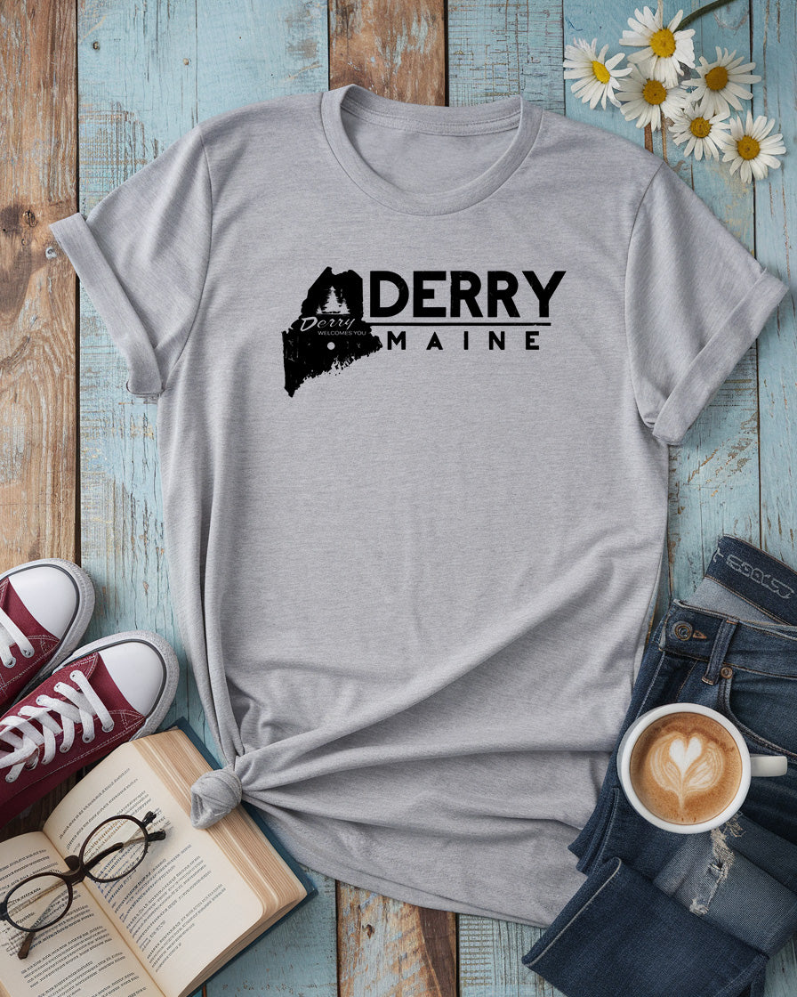 Derry Maine Tee, Stephen King Inspired