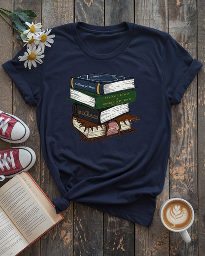 Harry Potter Magical Book Stack Tee