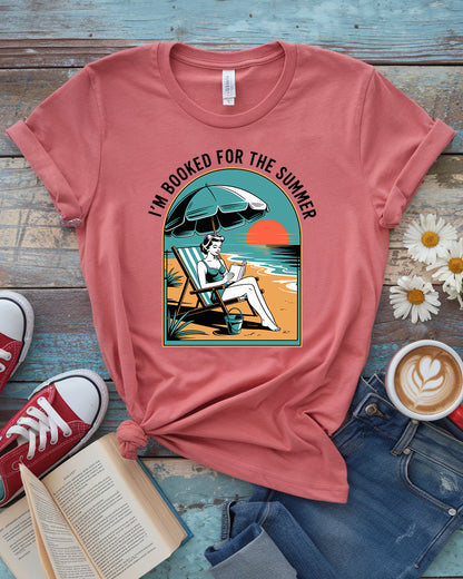Retro Beach Book Lover Tee