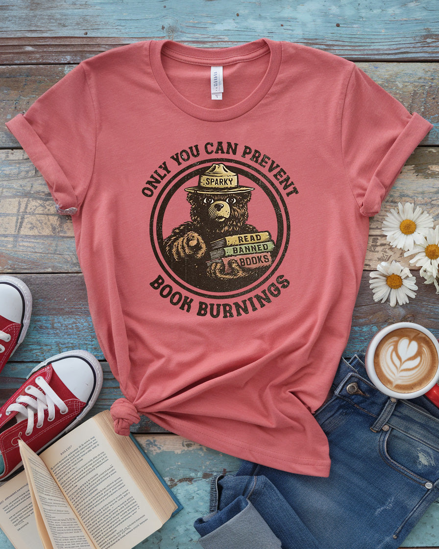 Prevent Book Burnings Tee