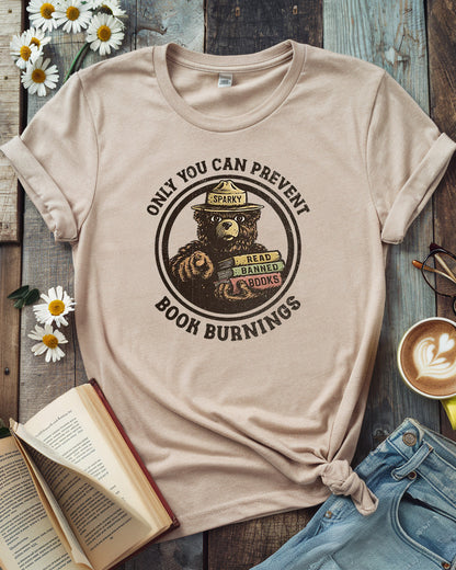 Prevent Book Burnings Tee