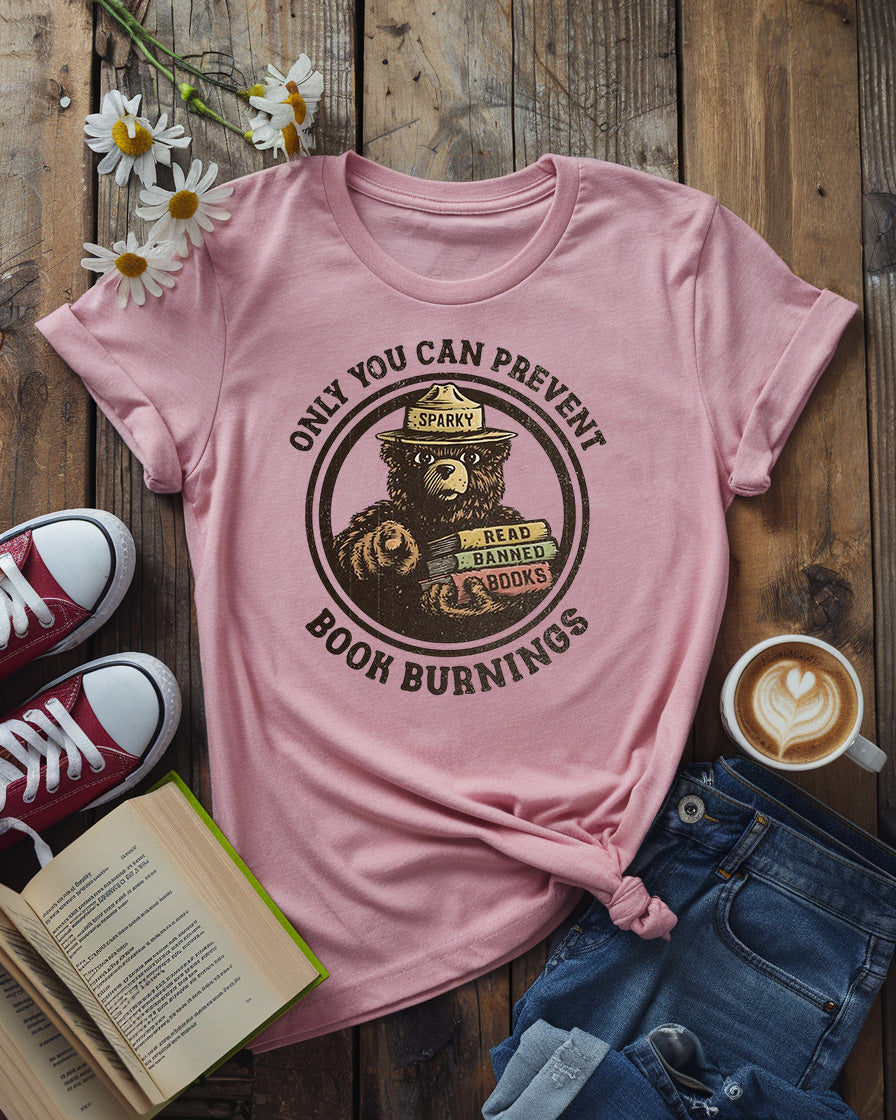 Prevent Book Burnings Tee