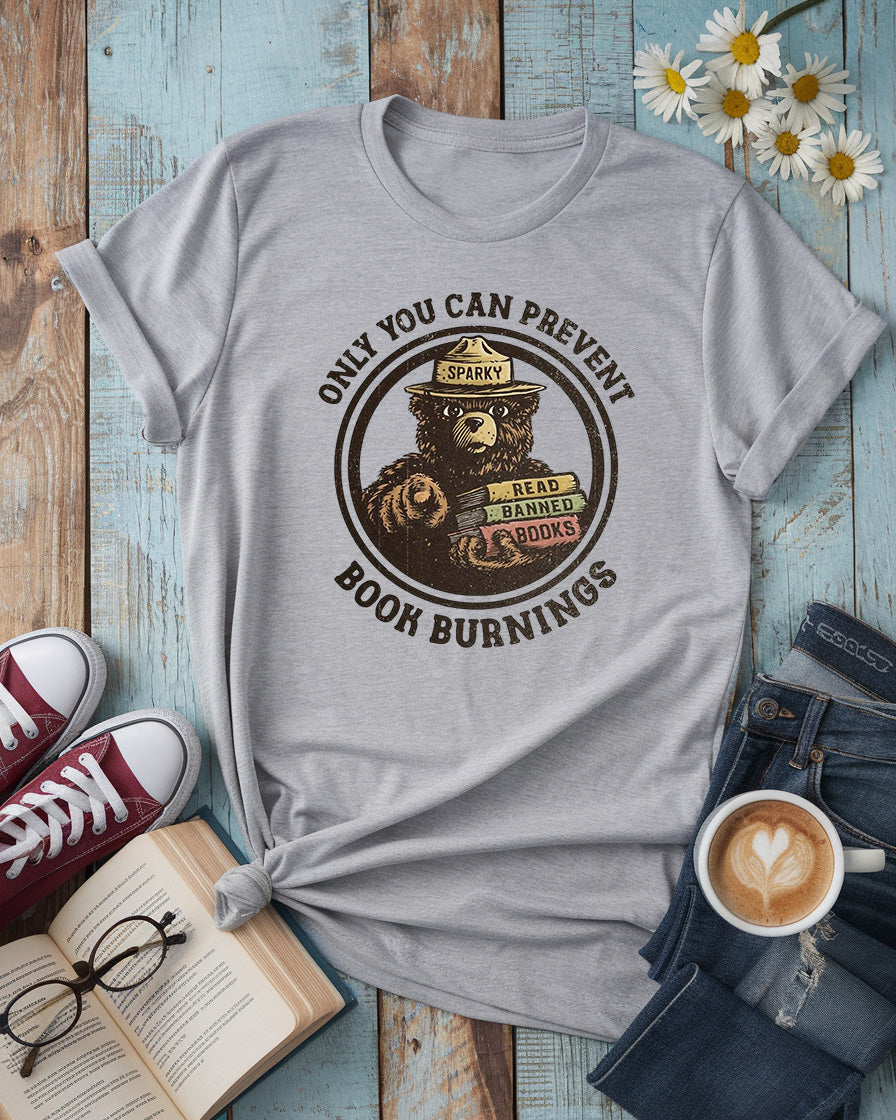 Prevent Book Burnings Tee