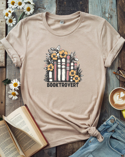 Vintage Floral Book Lover Shirt