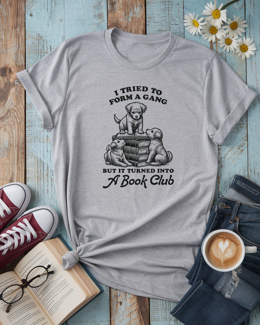Turned Into a Book Club Tee