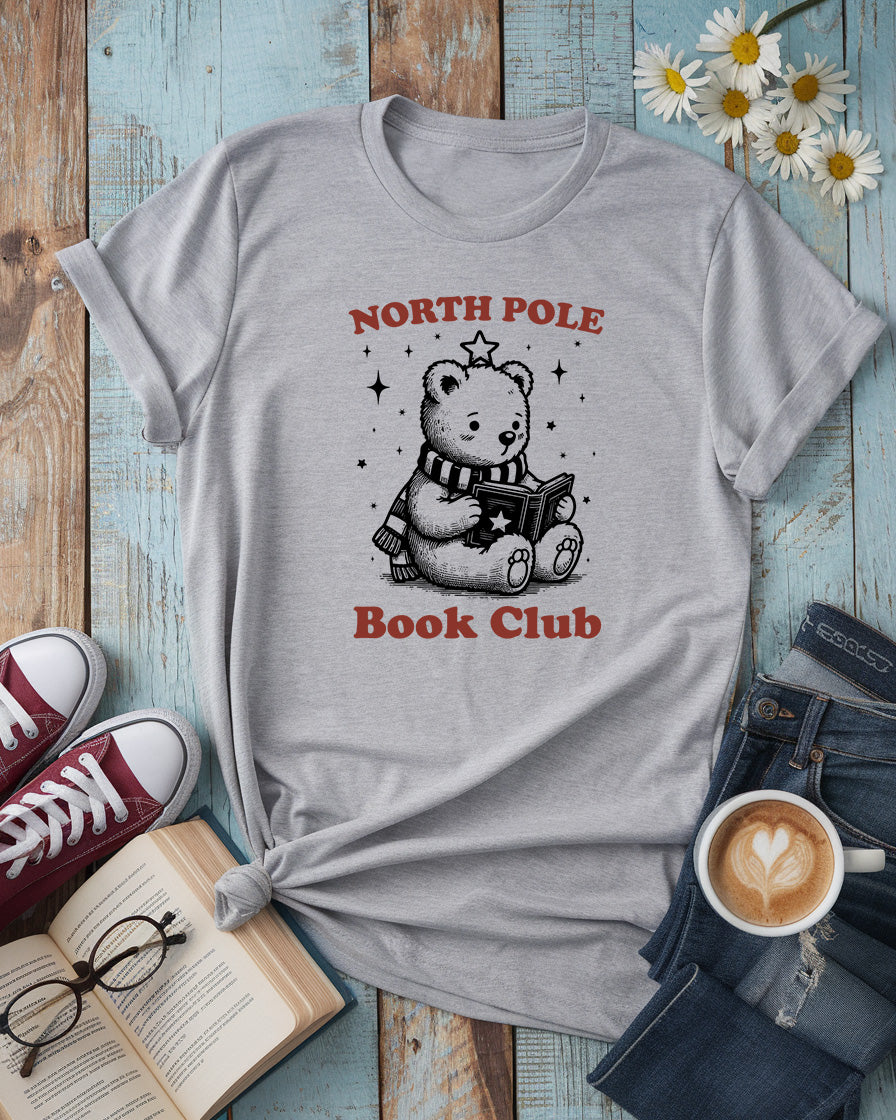 North Pole Book Club Tee
