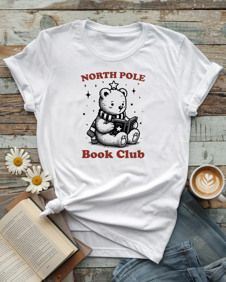 North Pole Book Club Tee