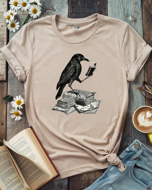 Vintage Gothic Book Lover Tee