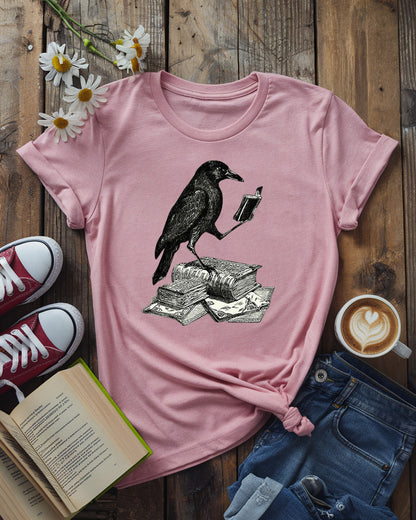 Vintage Gothic Book Lover Tee