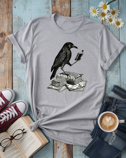 Vintage Gothic Book Lover Tee