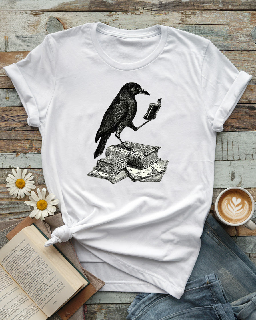 Vintage Gothic Book Lover Tee