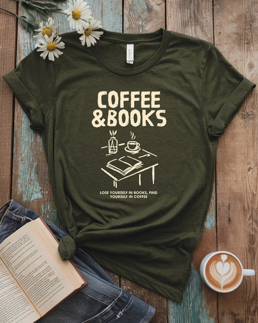 Coffee & Books Tee