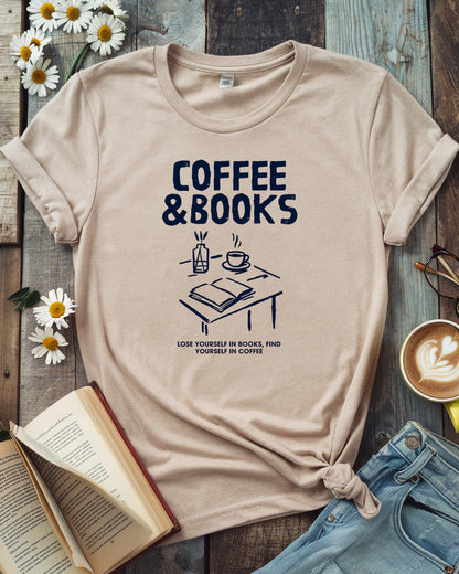 Coffee & Books Tee