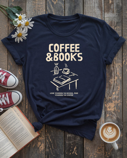 Coffee & Books Tee