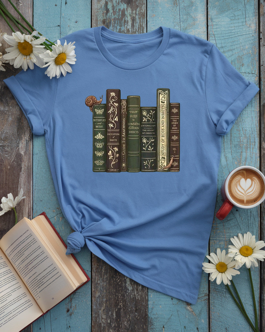 Insect Encyclopedia Book Stack Tee