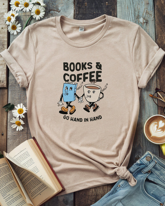 Books & Coffee Tee