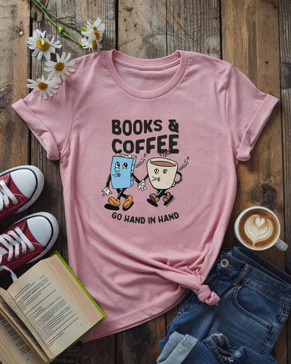 Books & Coffee Tee