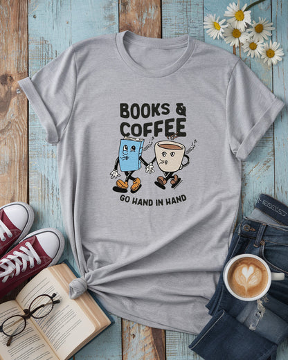 Books & Coffee Tee