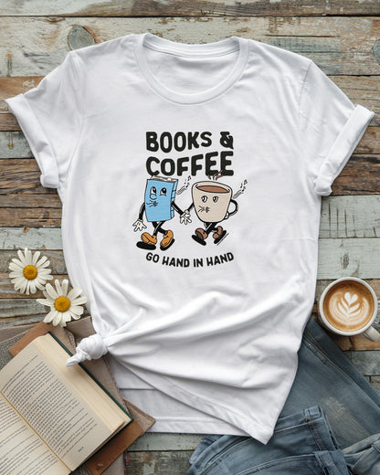 Books & Coffee Tee