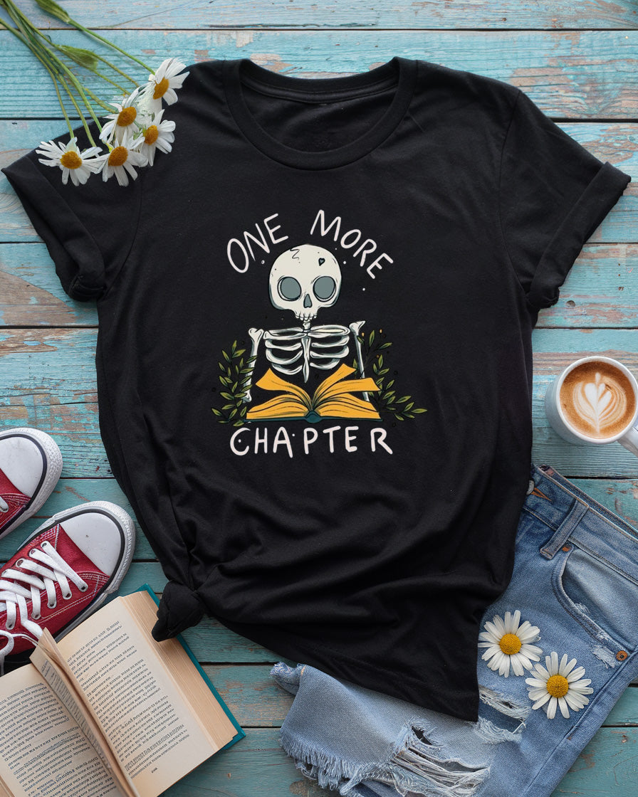 One More Chapter Skeleton Tee