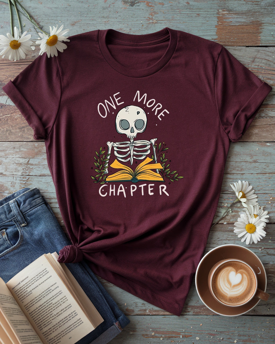One More Chapter Skeleton Tee