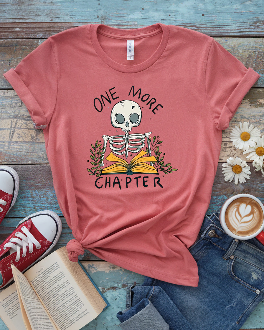 One More Chapter Skeleton Tee
