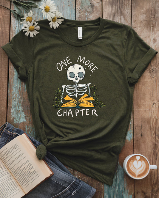 One More Chapter Skeleton Tee