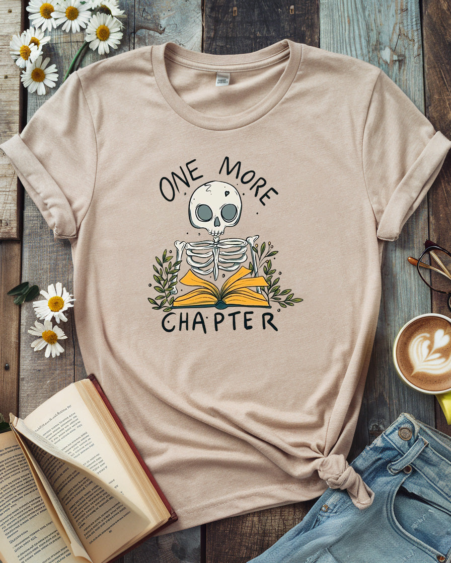 One More Chapter Skeleton Tee