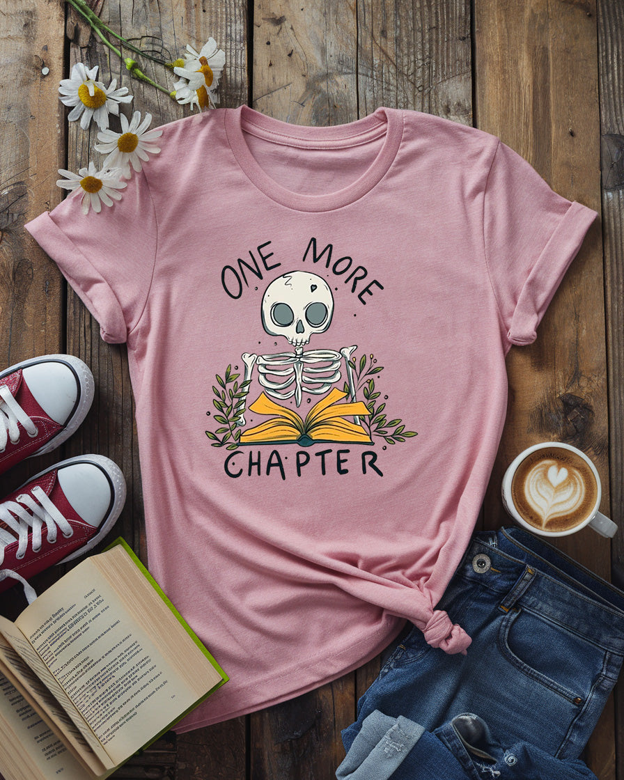 One More Chapter Skeleton Tee
